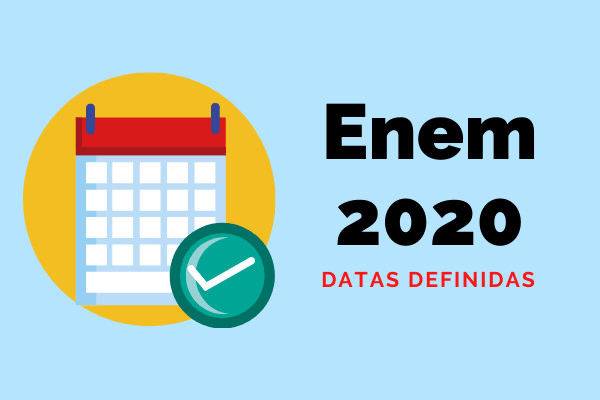 Provas do Enem 2020 serão aplicadas em janeiro e fevereiro de&nbsp;2021